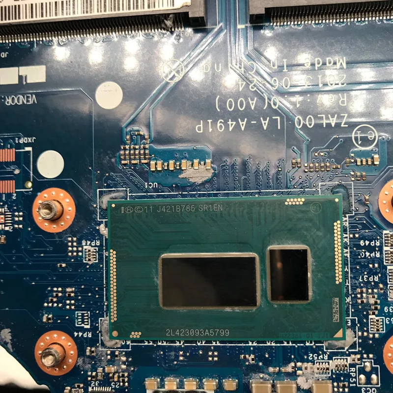 For DELL Latitude 3540 Laptop Motherboard CN-08P1RY 08P1RY 8P1RY ZAL00 LA-A491P With SR1EN I3-4030U CPU 1.9GHZ 100% Full Tested |