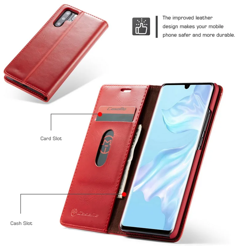 Магнитная кожа флип чехол-бумажник для huawei P30 mate 20 Pro P20 Lite для huawei mate 20 Pro P 30 Lite чехол-держатель для карт