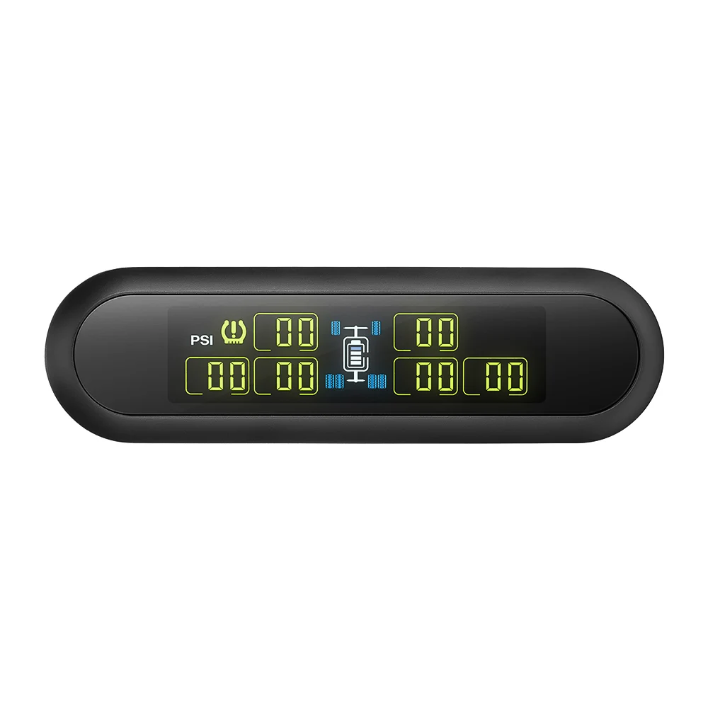 TPMS T650 Солнечная энергия USB TPMS беспроводная система контроля давления в шинах с 6 внешними внутренними датчиками s датчик давления в шинах