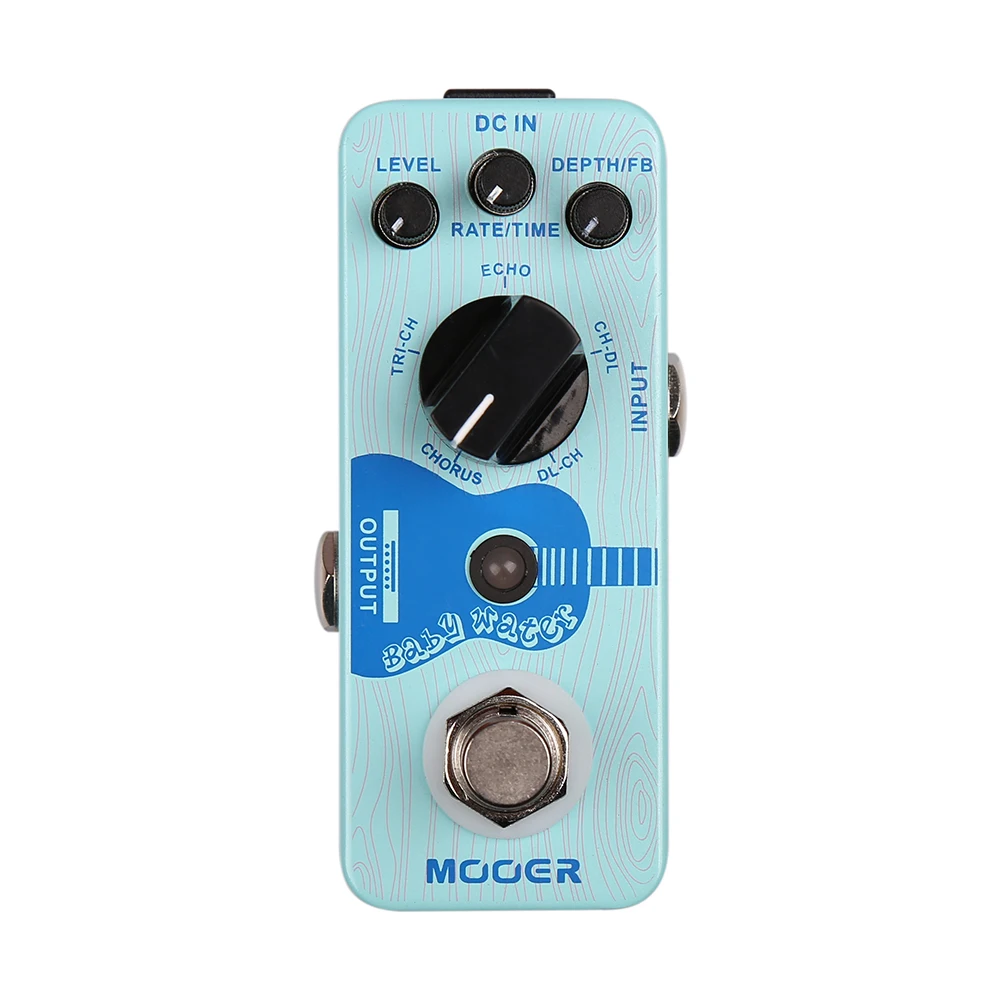 Mooer Baby водный хор задержка Акустическая Гитара педаль эффектов истинный обход