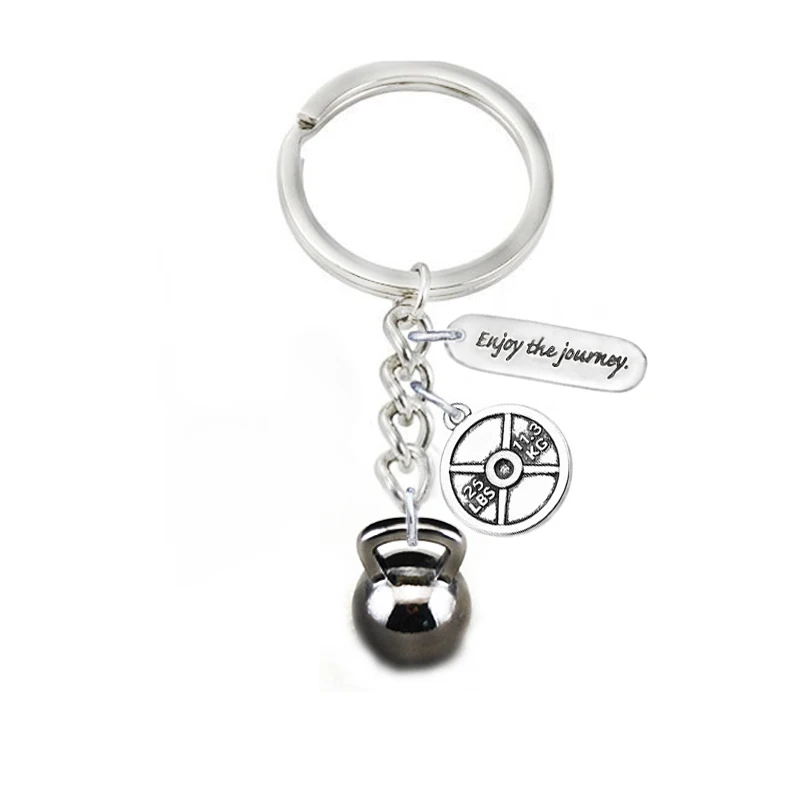 Модные брелоки из сплава с двойным носом 2017 ручная штамповка наслаждайтесь