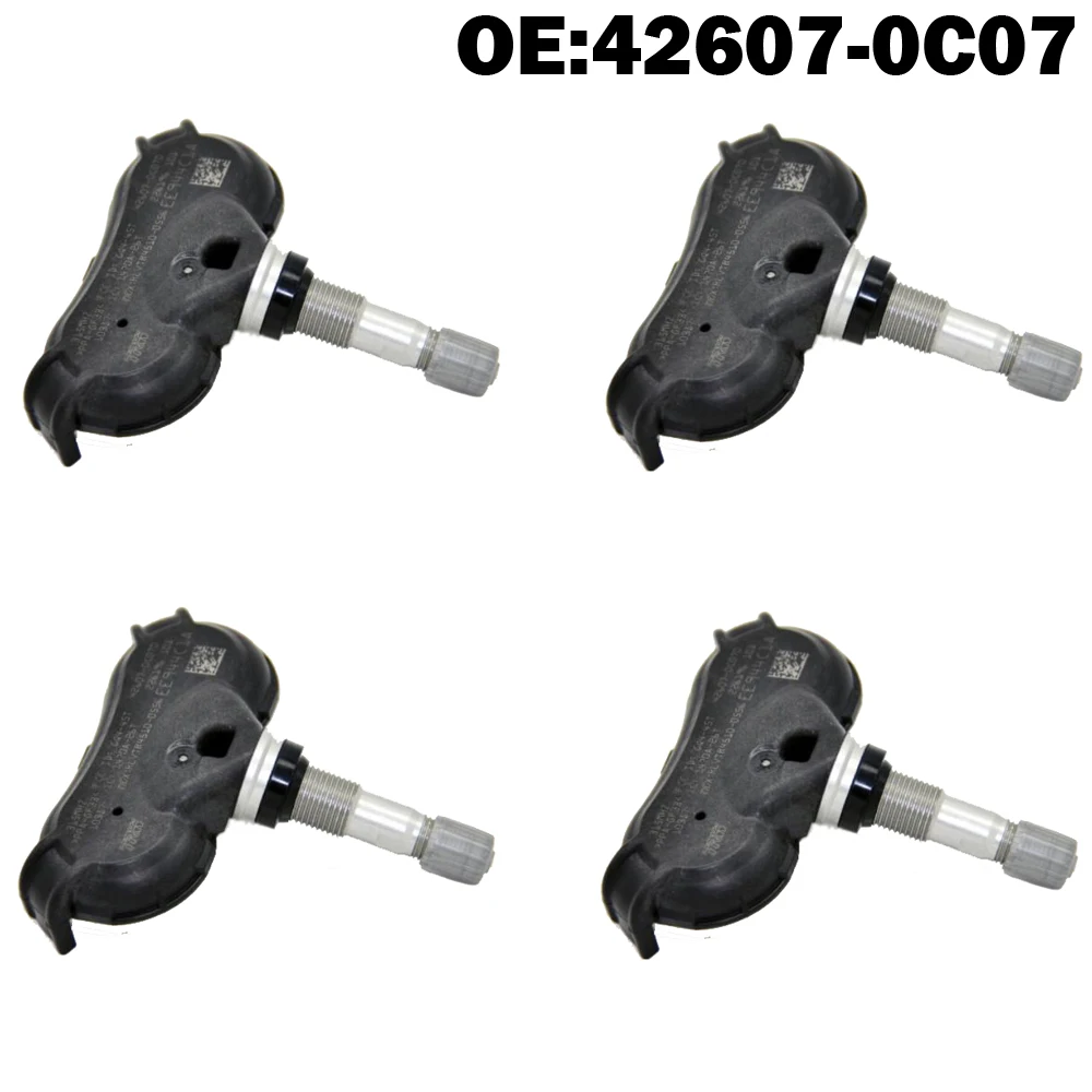 4 шт. автомобильных шин давление мониторы сенсор TPMS 42607-0C070 426070C070 для Toyota Sequoia 2008 +