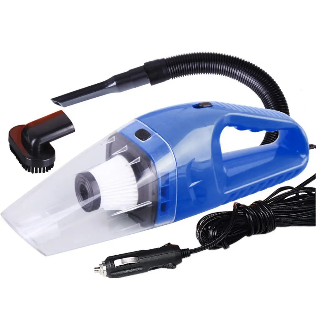

Portable Mini 12V 120W Power Wet and Dry Dual-use Super Suction Handheld Car Vacuum Cleaner Detachable HEPA Filter