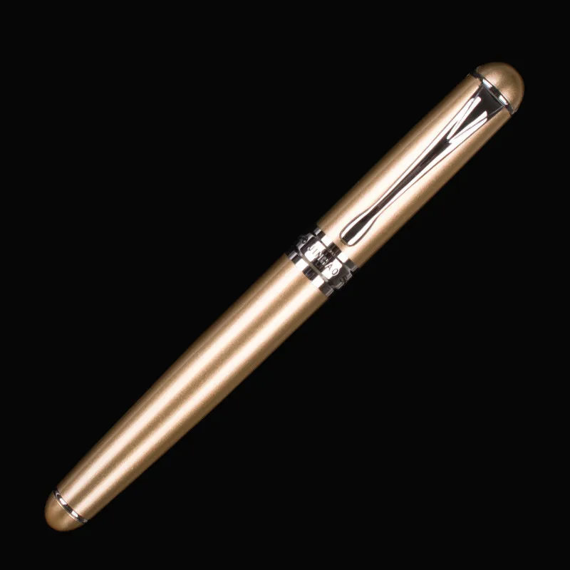 Шариковая ручка Jinhao 750 цвета шампанского золотого и серебряного с черными/синими