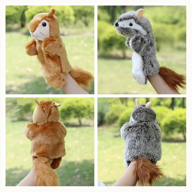 Плюшевая кукла-кукла с животными ручная кукла милая белка игрушки лучшие