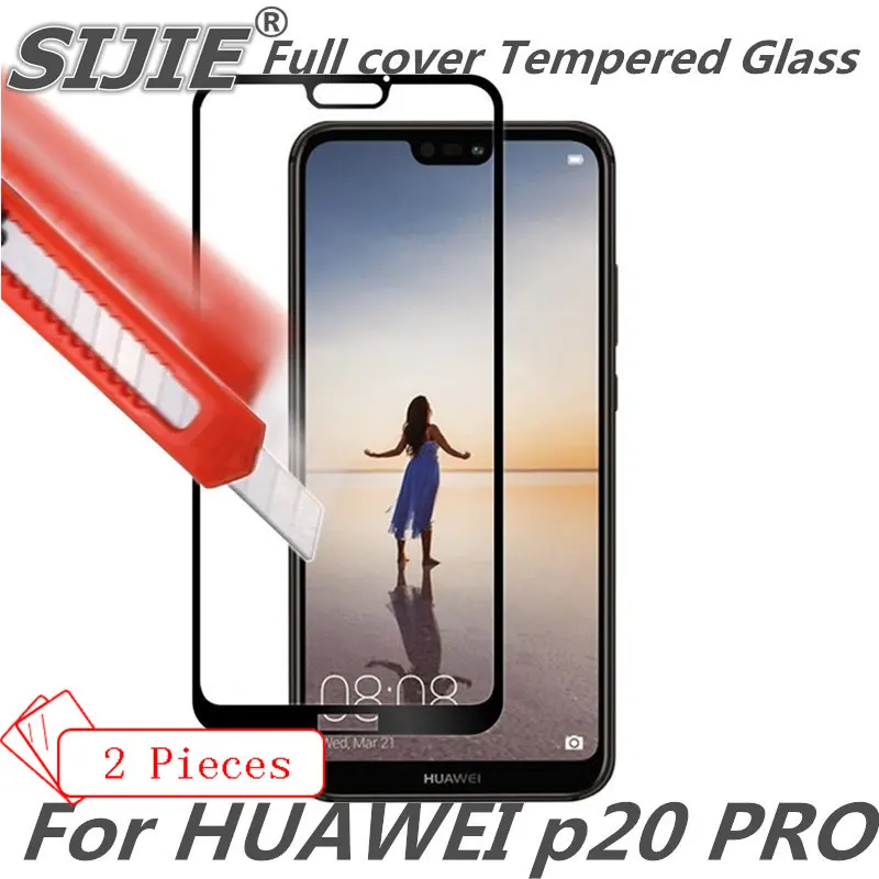2 шт Полное покрытие закаленное стекло для HUAWEI p20 PRO P20PRO 5 8 дюйма экран защитный