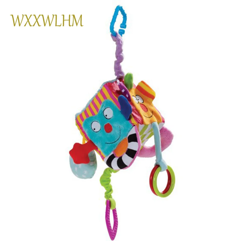 Animal PP Cotton Stuffed Plush Lovely Bee Rattle Toy Super Soft Baby Rattles Multifunctional Bed Crib Hangings Toys |