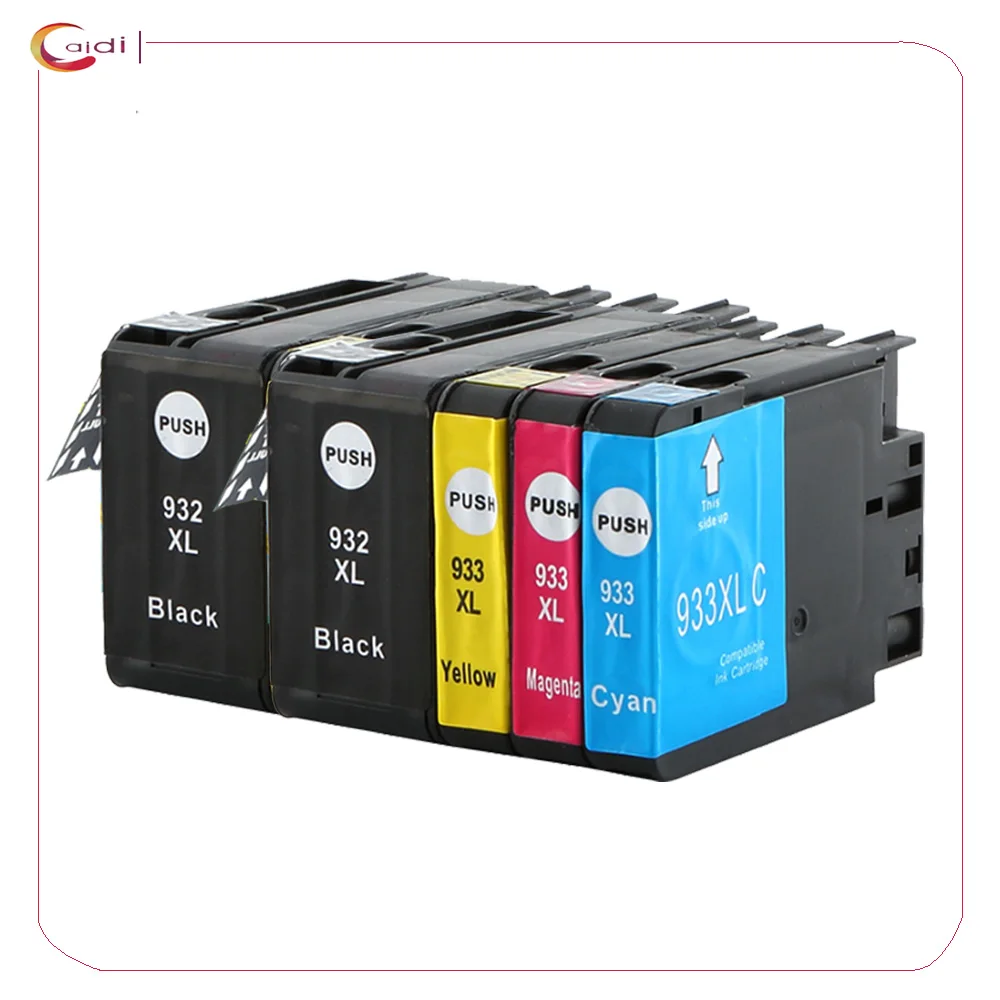 

Compatible Ink Cartridges for 932XL 933XL for HP Officejet 6700 6600 6100 7110 7610 7612 Printer (5Packs )