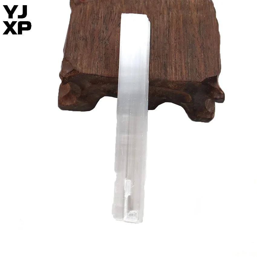 YJXP 1 шт. натуральный кристаллический селенит грубые гипсовые палочки Необычные