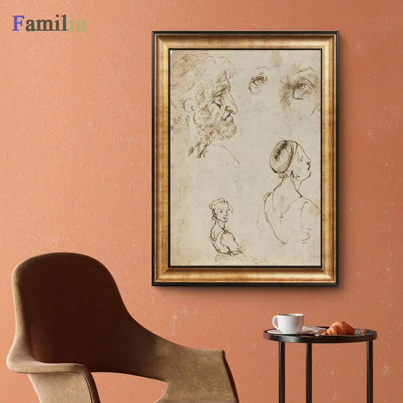 Тёмно-синий Leonardo Da Vinci-леди с Ermine холст печать постер, классические картины, плакаты на стену для гостиной домашний декор - Цвет: Тёмно-синий