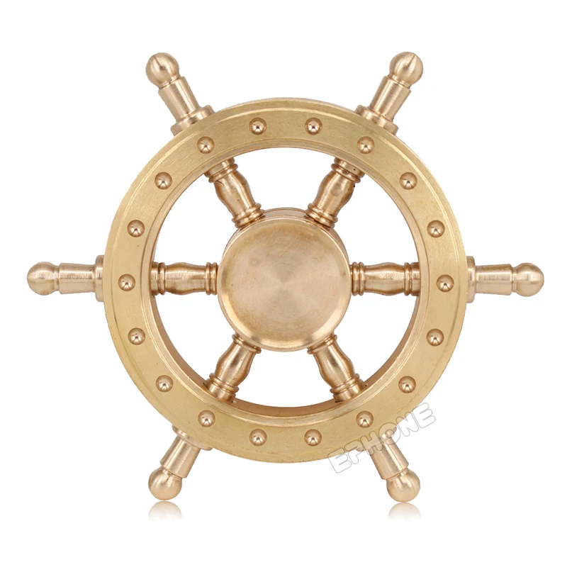 Старый капитан Спиннер ручной металл латунь вращение пальцами Анти Стресс для