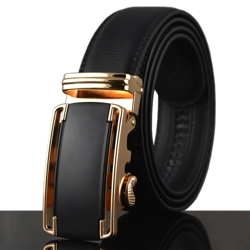 Ремень автоматическая пряжка ремень модельер кожаный ремешок мужской