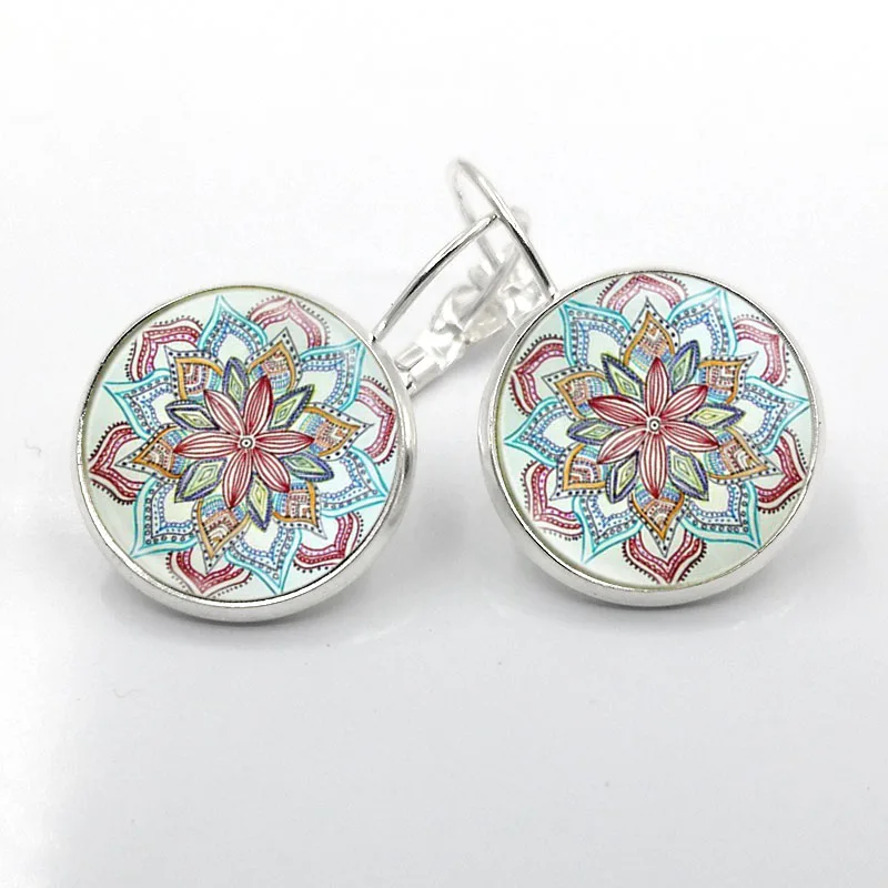 Ювелирные изделия для йоги серьги с символом Ом дзэн буддизм уникальные ручной