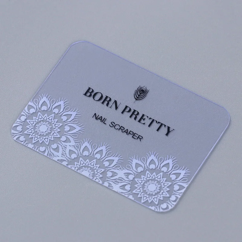 

BORN PRETTY Mandala Nail Art Stamping Scraper Leaf Clear Stamp Mini Card 5.5 x 4cm