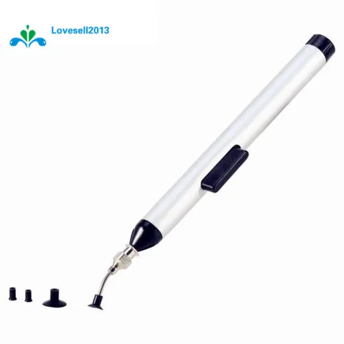 

SMD IC Vacuum Sucking Pen Picker Easy Hand Pick Tool 3 Suction Headers FFQ939