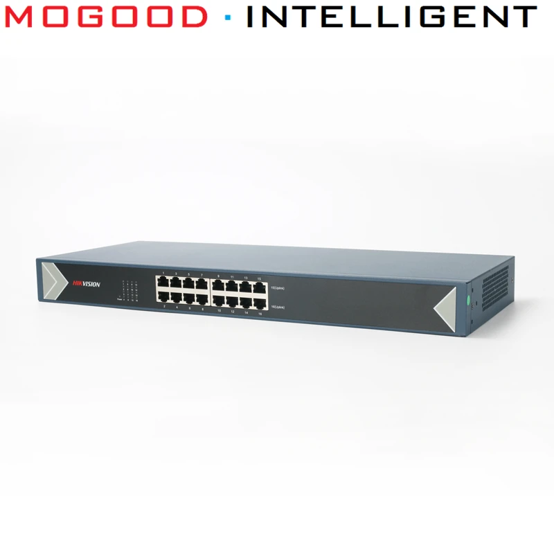 Оригинальный гигабитный переключатель Hikvision управляемый без PoE 16 портов 100/1000