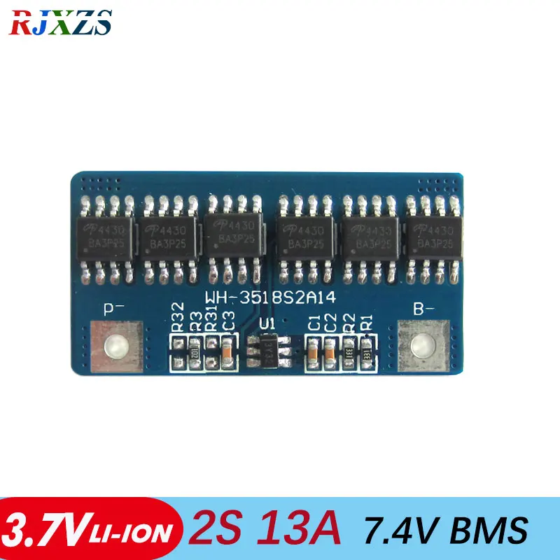 2S 13A Li Ion 8 4 V 18650 DIY BMS PCM Защитная плата bms pcm для литий ионного аккумулятора lipo|bms