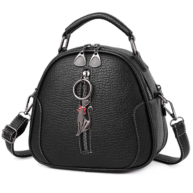 Однотонная женская сумка из искусственной кожи сумка-мессенджер через плечо