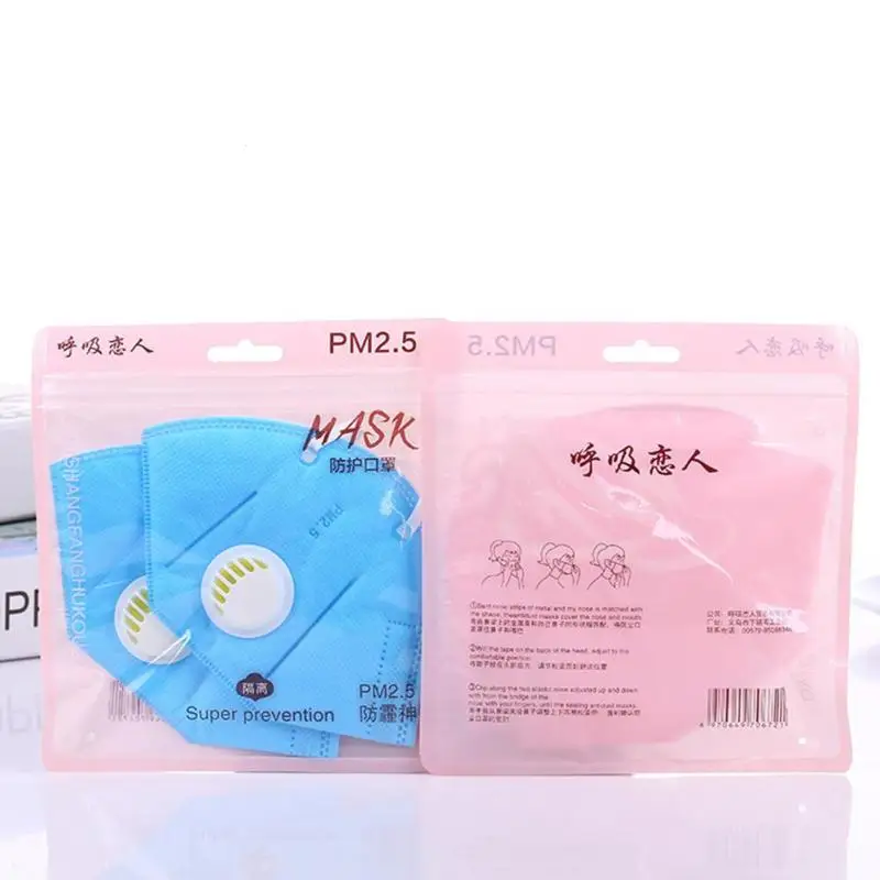 Мужская и женская маска для рта PM2.5 дыхательный клапан противодымчатая