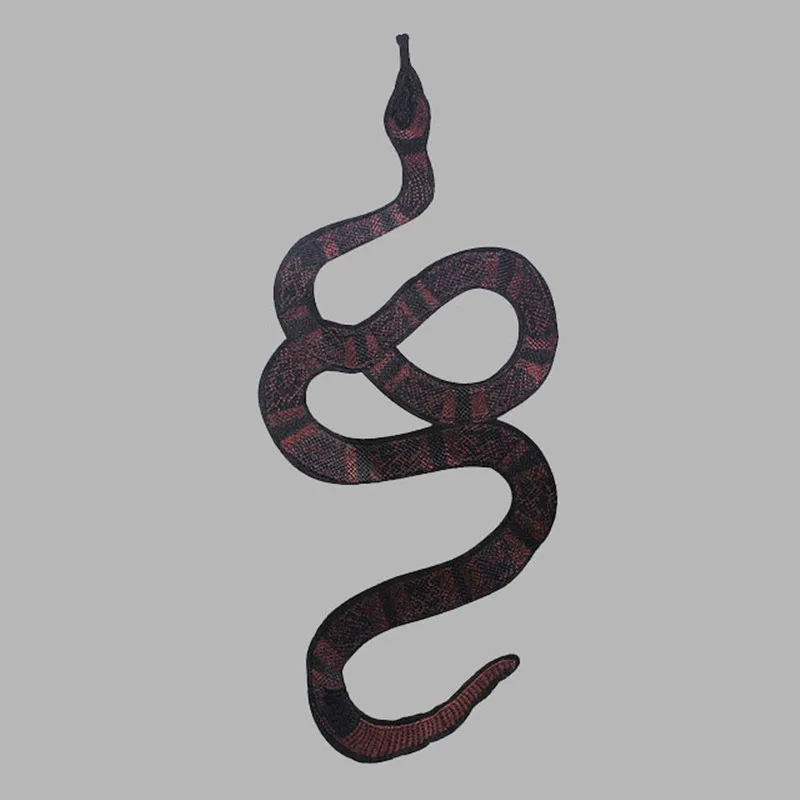 Green Snake Embroidered Applique Ironning On Patch Vintage Fashion Design For Clothing Decoration | Дом и сад