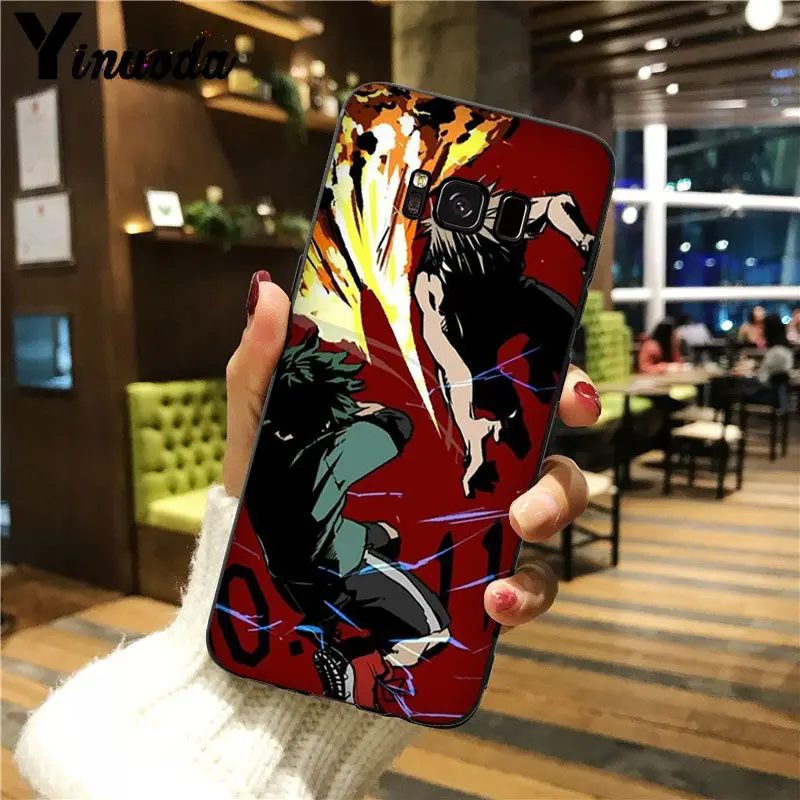 Чехол для телефона Yinuoda с аниме Мой герой боку нет героев Академии deku и bakugou GALAXY s5 s6
