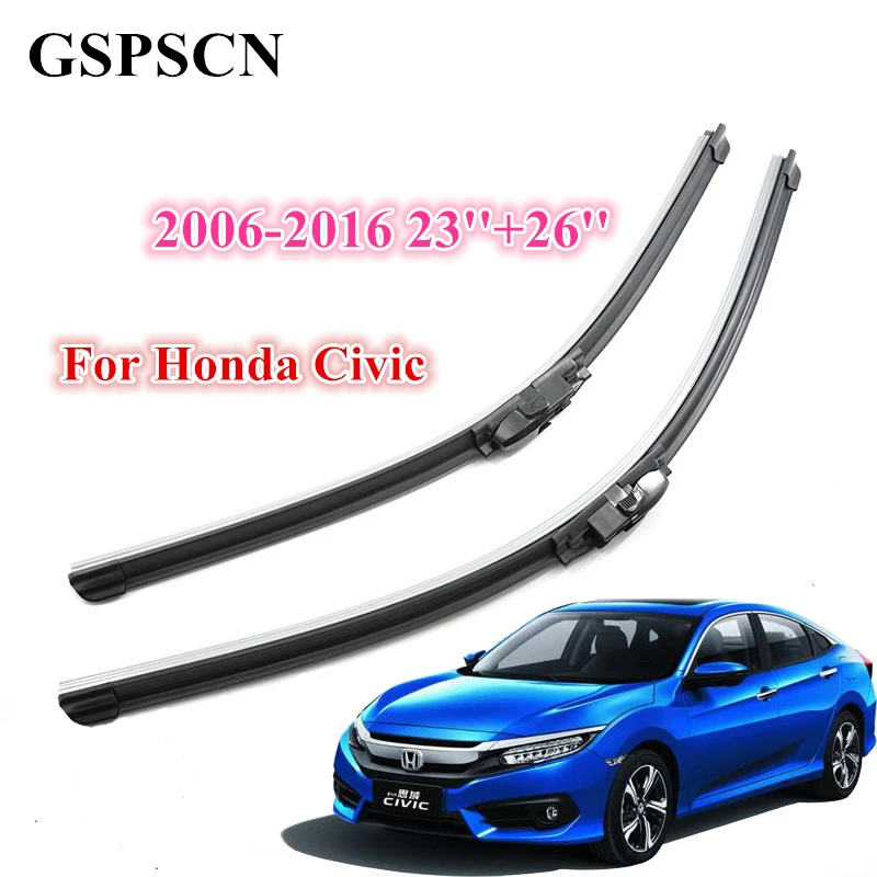 Стеклоочиститель GSPSCN для автомобиля Honda Civic 2006 2016 силиконовые стеклоочистители