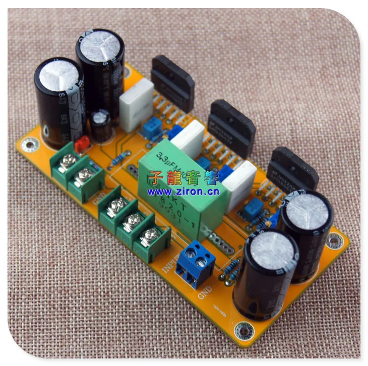 

LM3886*3 parallel power amplifier board Reference Lelin line (mono) 150W output power