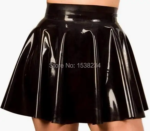 Латексная мини-юбка женская универсальная резиновая юбка | Женская одежда