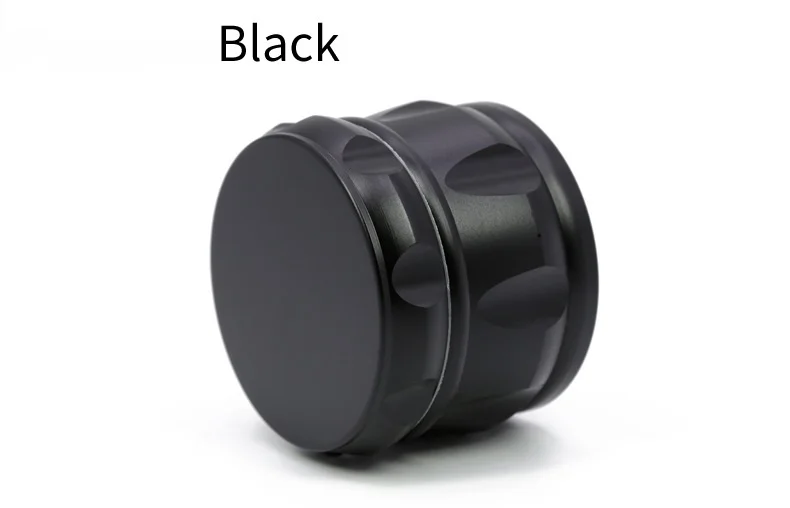 

5pcs/lot 63mm 4 layers Hand Crank mixer hand muller shredder black golden Metal Herb Grinder Zinc Alloy Smoking Tobacco Grinder