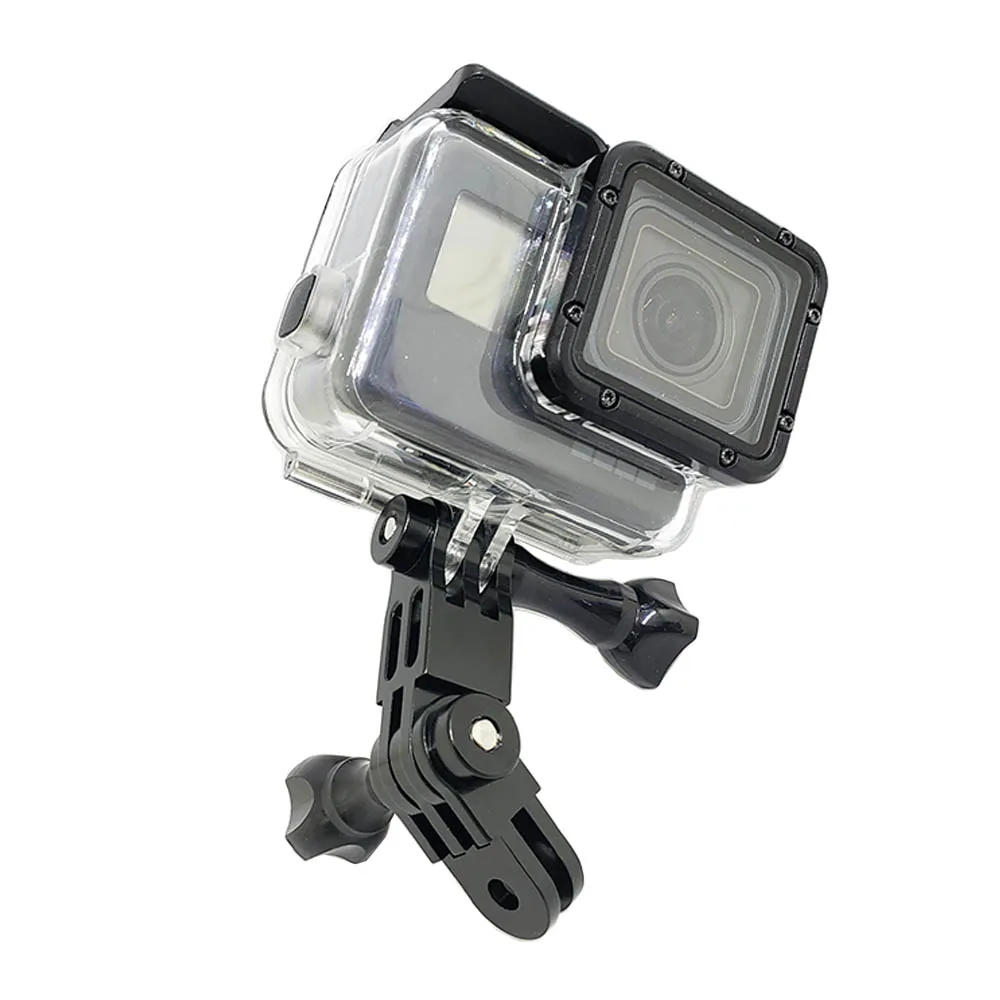 Алюминиевый Регулируемый трехсторонний поворотный кронштейн с ЧПУ для Gopro Hero 9 8 7