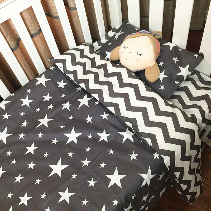 Комплект постельного белья для малышей из 3 предметов хлопковый комплект со