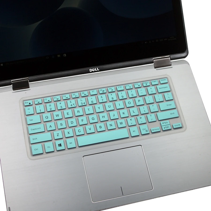 Для Dell Inspiron 15 5000 7000 серии i5568 i5578 7573 7569 7579 без цифровой клавиатуры ноутбука силиконовая клавиатура крышка кожи 15,6 дюймов