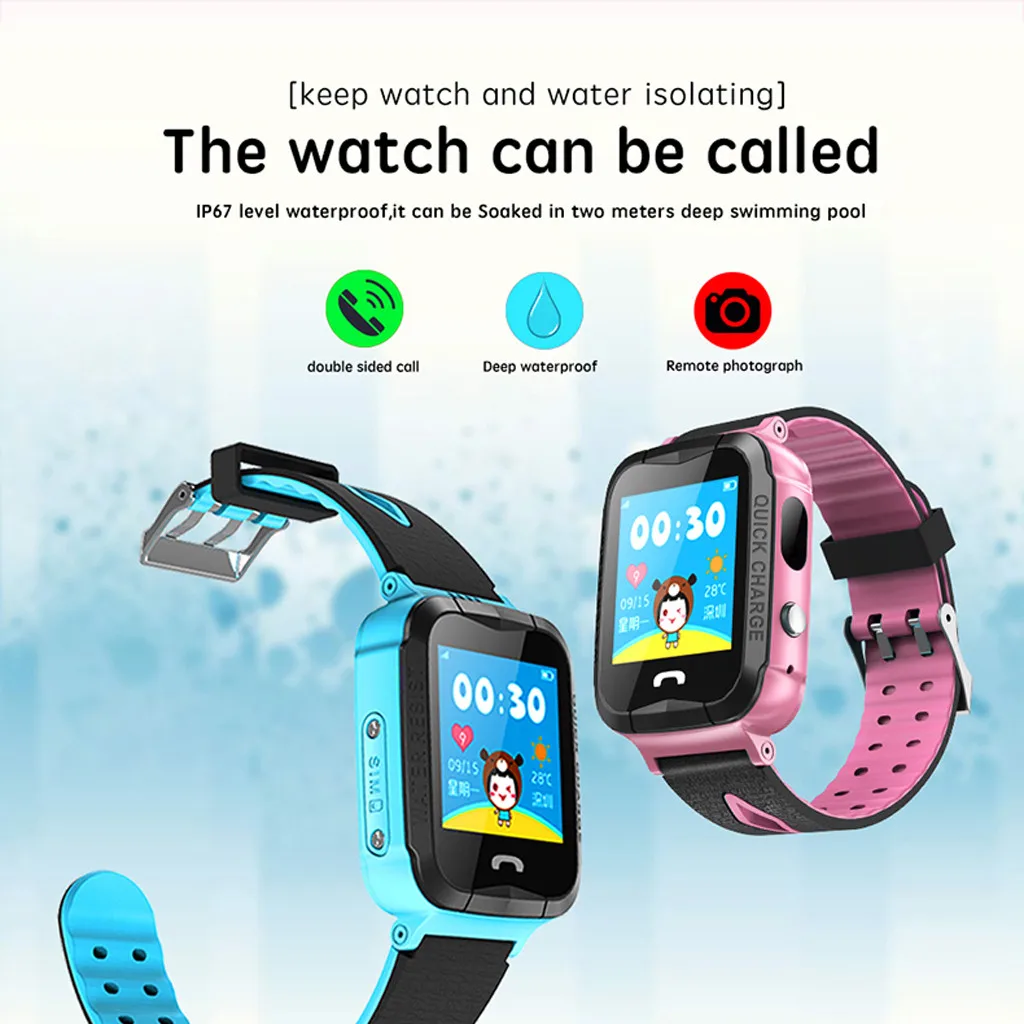 Детский smart watch анти-потерянный GPS трекер SOS позиционирования отслеживание