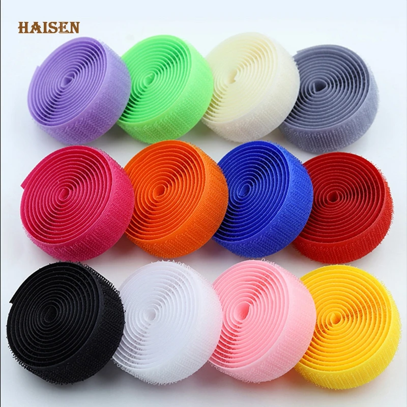 Haisen 2 см * 1 м Мягкий Нейлоновый крючок и петля клейкие наклейки AB/волшебная лента