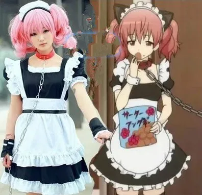Японская анимация Сексуальная maidserSkull дворца Geliu Docosplay японская черно белое