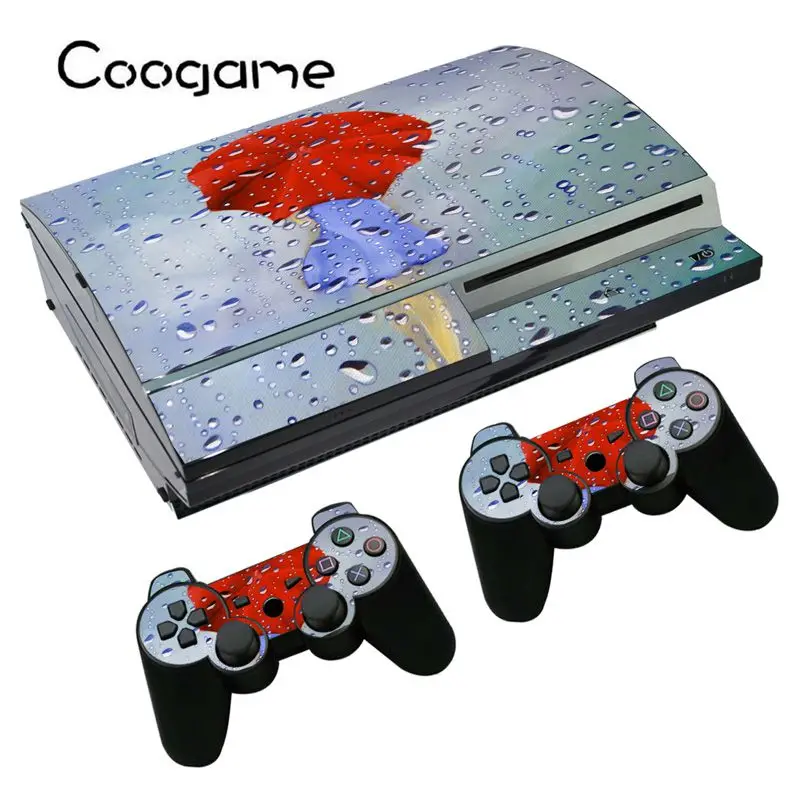 5 стилей сексуальная девушка мультфильм наклейки для Sony PS3 Fat консоли зонтик