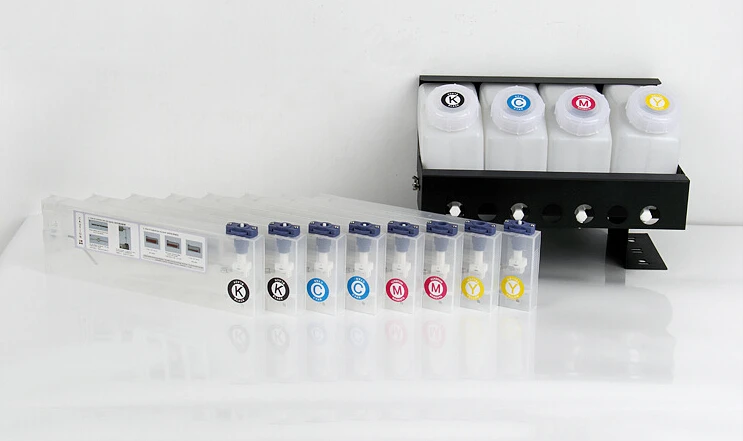 (4 танка + 8 чернильных картриджей) система чернил СНПЧ для Roland VS300/VS420/VS540/VS640|ink