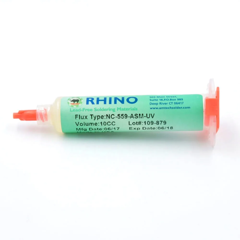 RHINO NC-559-ASM-UV и RMA-223-TPF(УФ) Бессвинцовая сварочная припоя флюс, сделанный AMTECH для ремонта BGA чипа реболлинга