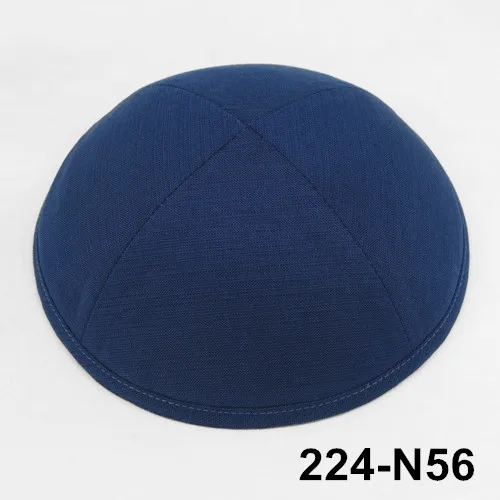 224N56 Kippot Kippa Kippah Linen-2 Kipa19cm Skullies Yarmulke Beanies еврейская шляпа-Кепка с черепом при покупке более 5 лотов скидка be10 - Цвет: 224N56