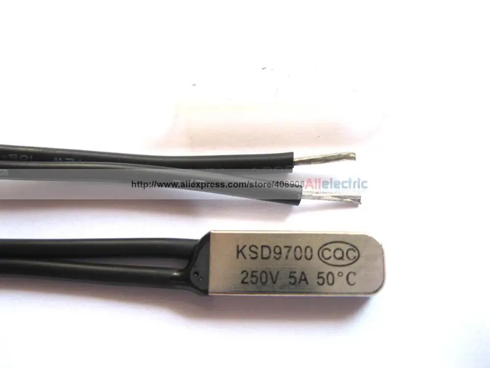 5 шт. KSD9700 250 В 5A 15 ~ 155 градусов биметаллический дисковый переключатель температуры