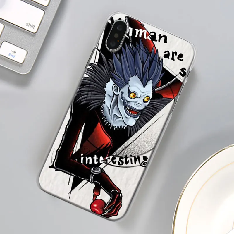Death Note чехол для телефона для Apple iPhone X XR 7 8 Plus 6 6s Plus XS MAX 11 Pro Max SE чехол для телефона Coque