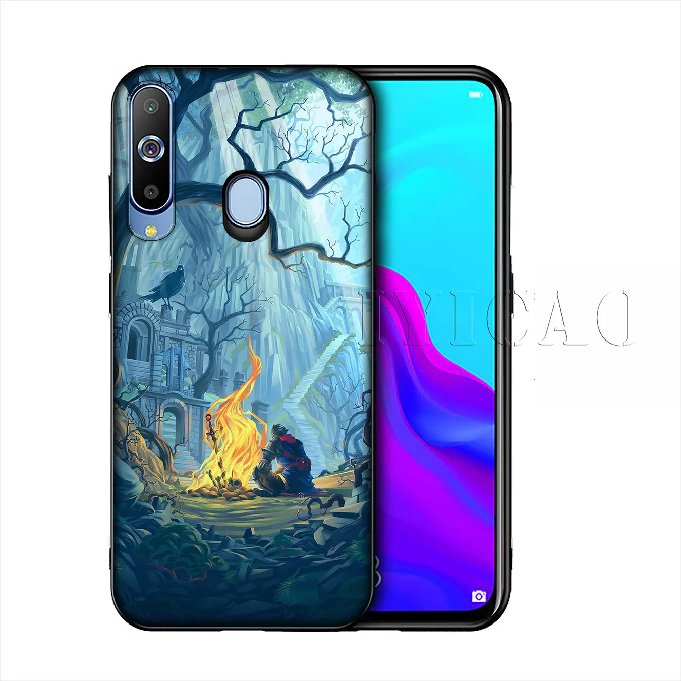 IYICAO dark souls Silicone Soft Case for Samsung Galaxy A10 A30 A40 A50 A70 M10 M20 M30 Cover | Мобильные телефоны и