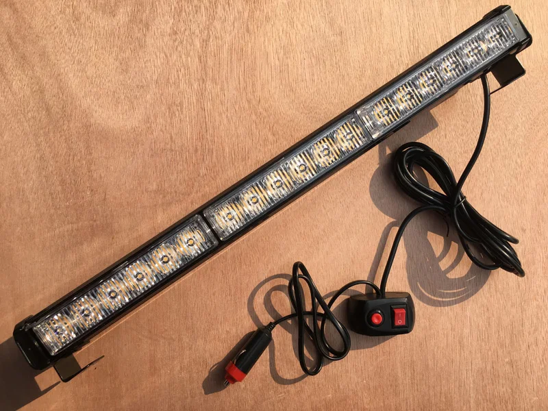 12 В автомобильная светодиодная сигнальная лампа двусторонняя 360 градусов