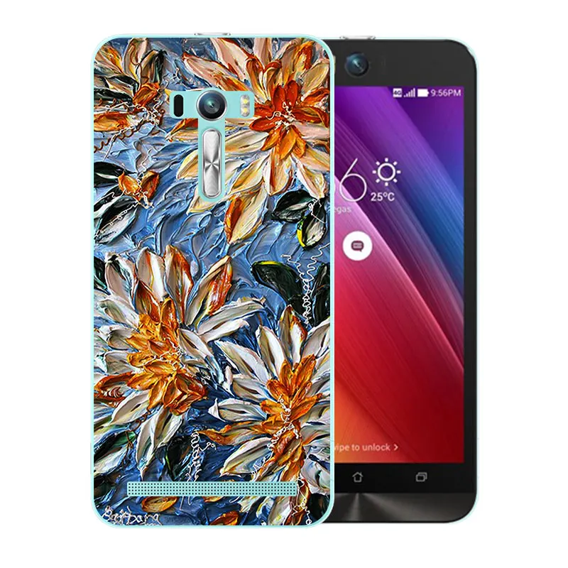 Soft Case For Asus Zenfone Selfie ZD551KL 5.5 inch Marb Pattern Silicone Back Cover ZD 551KL ZD550KL Coque |