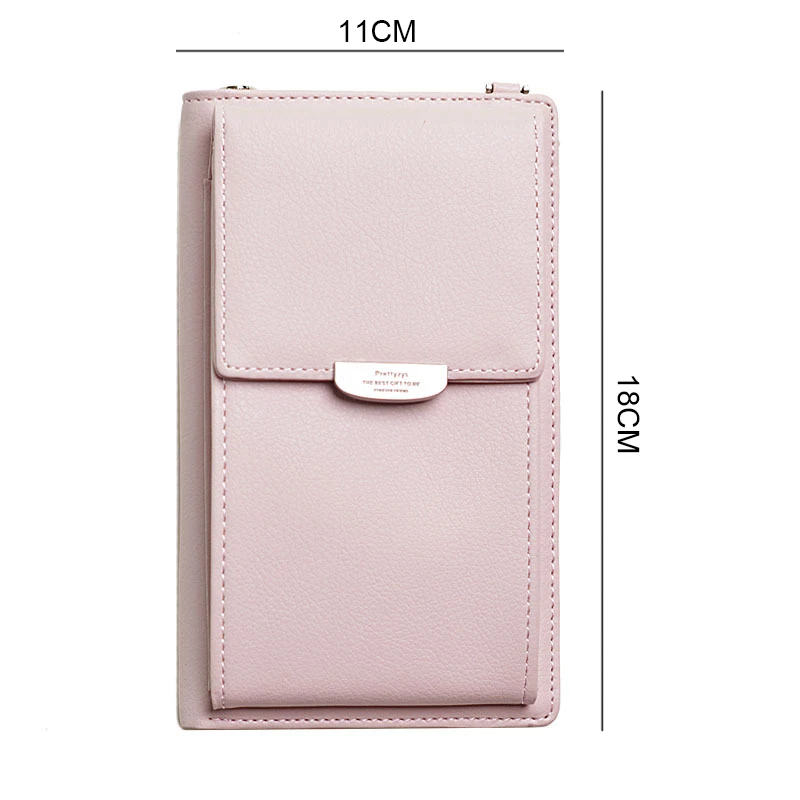 XKB04 Pink TOKOHANSUN, Модный маленький кошелек, женский, с пряжкой, сумки на плечо, мини сумка-мессенджер, Женский чехол для iPhone, samsung, huawei, чехол - Цвет: XKB04 Pink