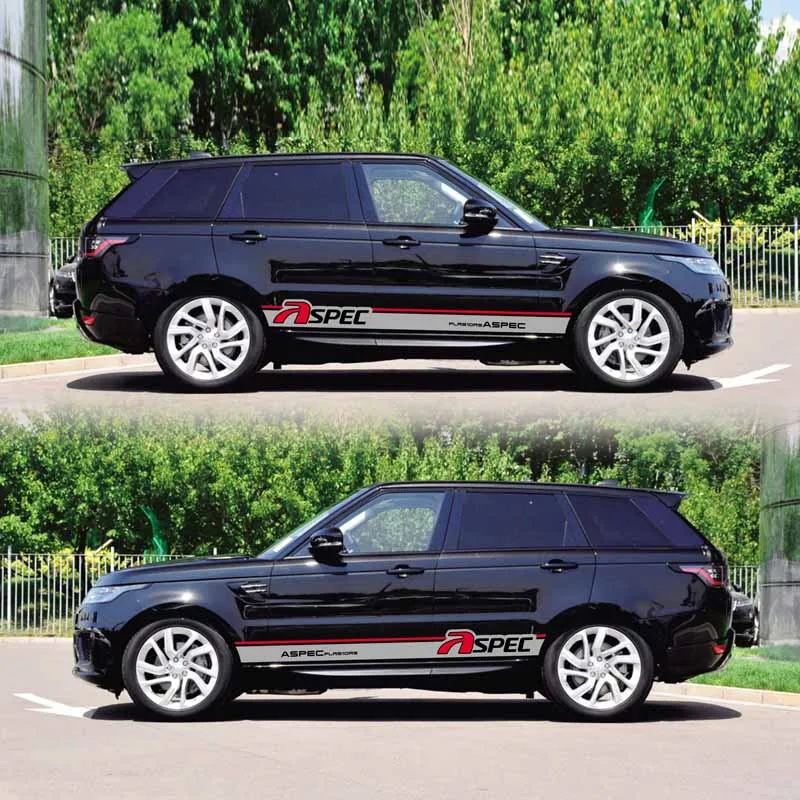 Taiyao автомобильный стильный, для спортивного автомобиля стикер для Range Rover Sport Levinson автомобильные аксессуары и отличительные знаки авто стикер наклейка - Название цвета: Black car