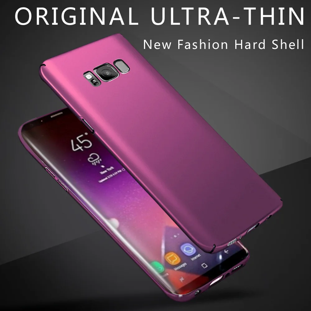 Для Samsung Galaxy S8 + чехол G950F G955F тонкий жесткий матовый из поликарбоната задняя