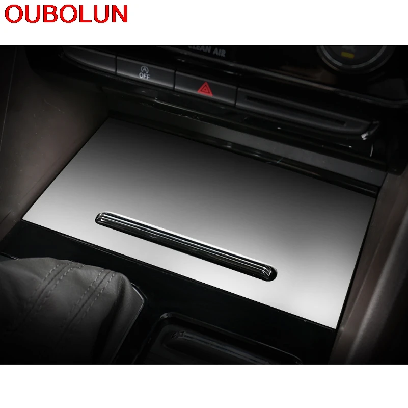 OUBOLUN нержавеющая сталь для VW Atlas Teramont 2017 2018 внутренняя розетка управления зарядом