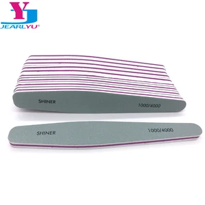 Набор пилок для ногтей, 10 шт.лот, 10004000 Грит, профессиональные полировальные пилочки, Шлифовальные пилочки, аксессуары для дизайна ногтей, инструменты для маникюра