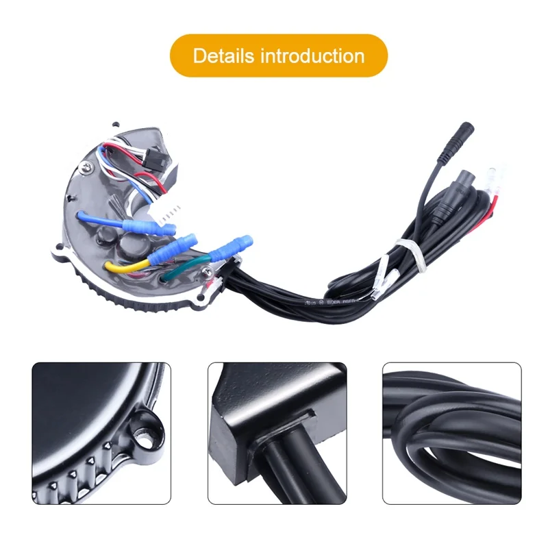Bafang BBS02B 48V 750W 25A 9T Модернизированный контроллер двигателя 3077 датчик шестерни 6V